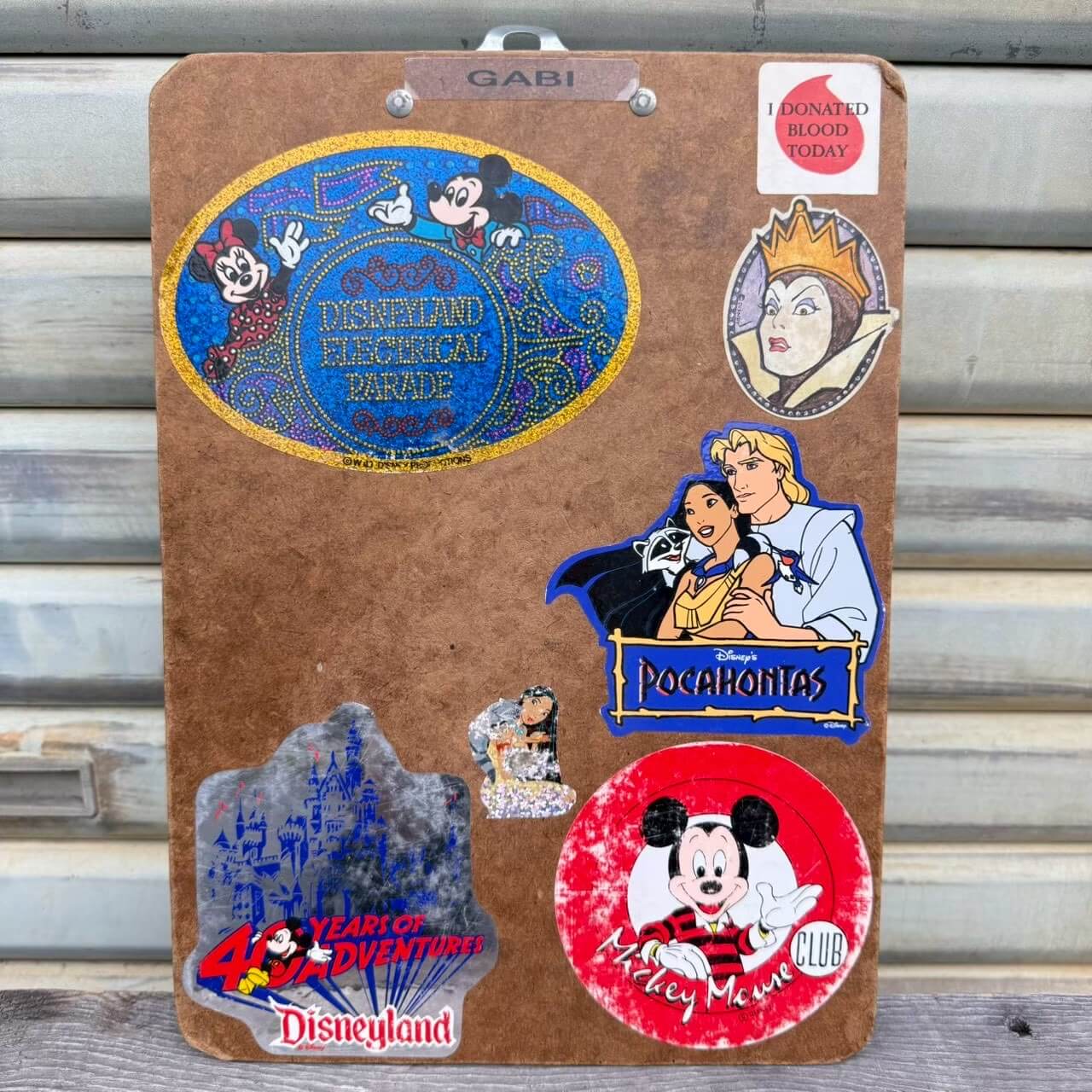 【1960-80年代】ビンテージ クリップボード アメリカン雑貨 店舗什器 バインダー ガレージ #2574-12