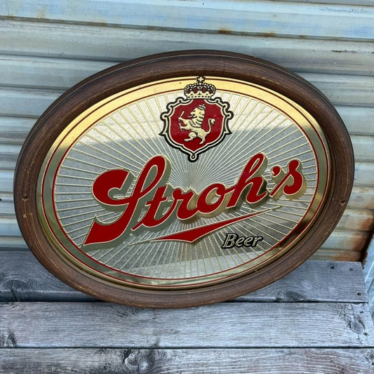 【1980〜90年代】ビンテージ パブミラー アメリカン雑貨 店舗什器 ストローズ #2499
