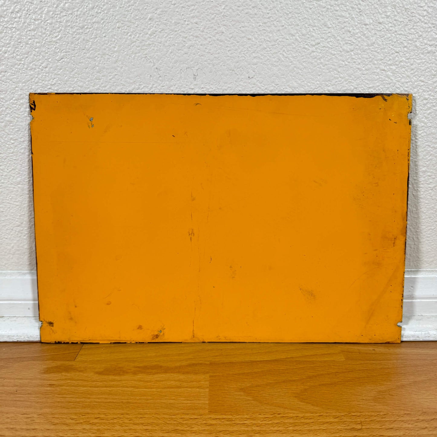 #1418 【1970~1980年代】 ビンテージ WALT ALARM SYSTEM 警告看板 / ブリキ看板 ウォールデコ アメリカ