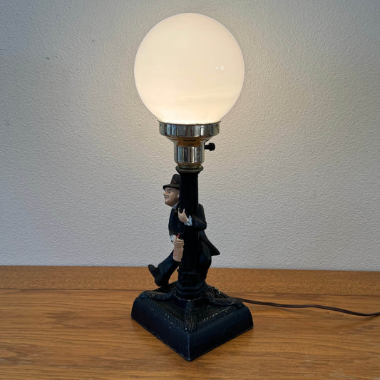 #2085【1950-60年代】ビンテージ 酔っ払い Bar ランプ / オルゴール付き アメリカ