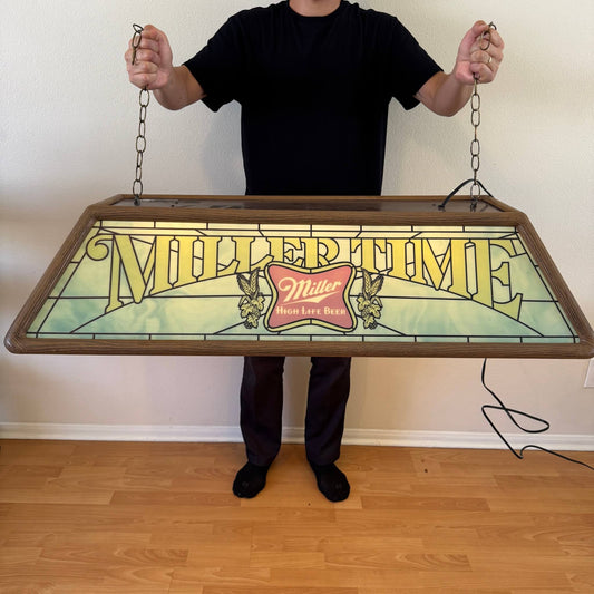 #1918【1982年製】ビンテージ Miller High Life(ミラー ハイライフ) プールランプ / ビールライト アメリカ