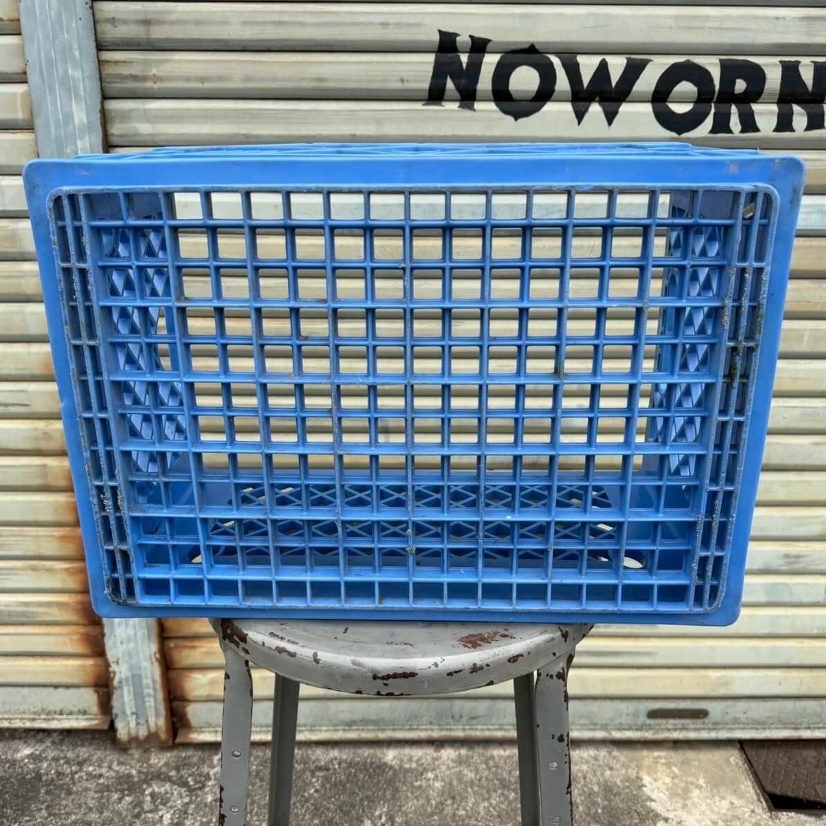 【1980年代】ビンテージ ミルククレート アメリカン雑貨 店舗什器 収納ボックス プラスチックケース #2515