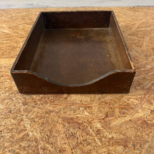 【1950-60年代】ビンテージ Weis ウッドトレー アメリカン雑貨 デスクトレイ 木製 #2250