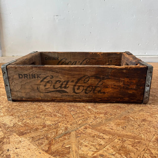 【1960年代】ビンテージ コカコーラ 木箱 アメリカン雑貨 ウッドボックス 収納 #2252