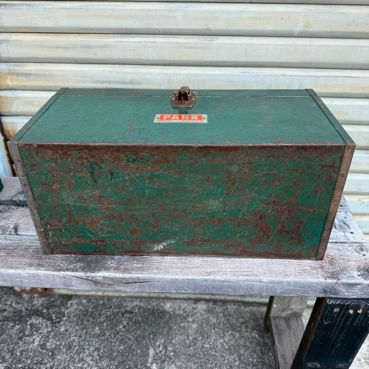 【1960-70年代】ビンテージ ツールボックス アメリカン雑貨 店舗什器 工具箱 収納ボックス #2377