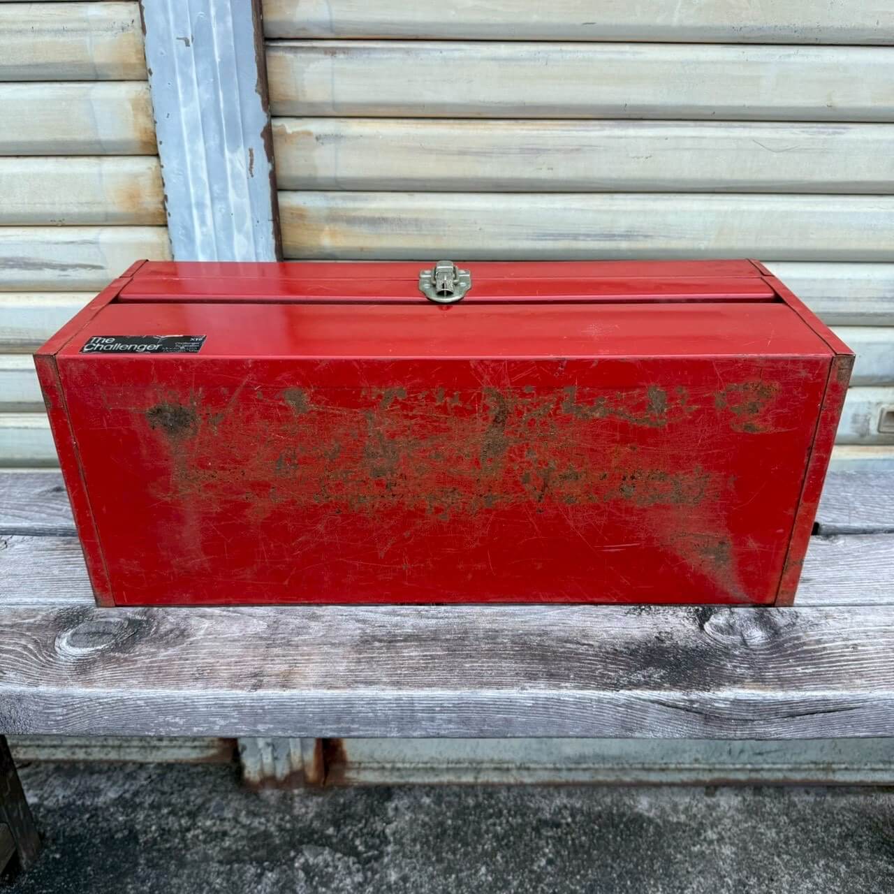 【1980-90年代】ビンテージ ツールボックス アメリカン雑貨 店舗什器 工具箱 収納ボックス #2379