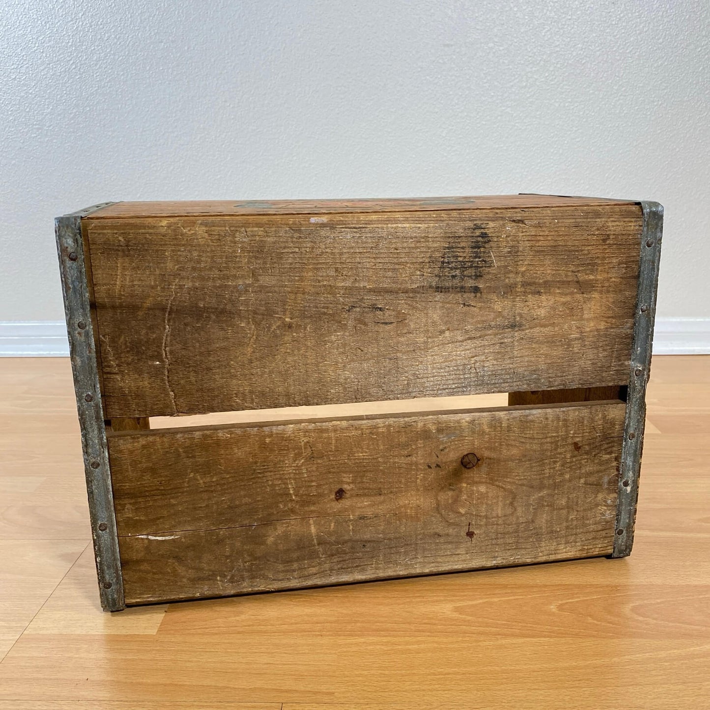 #845【1965年製】ビンテージ CANADA DRY(カナダドライ)ボトルクレート / 木箱 アメリカ