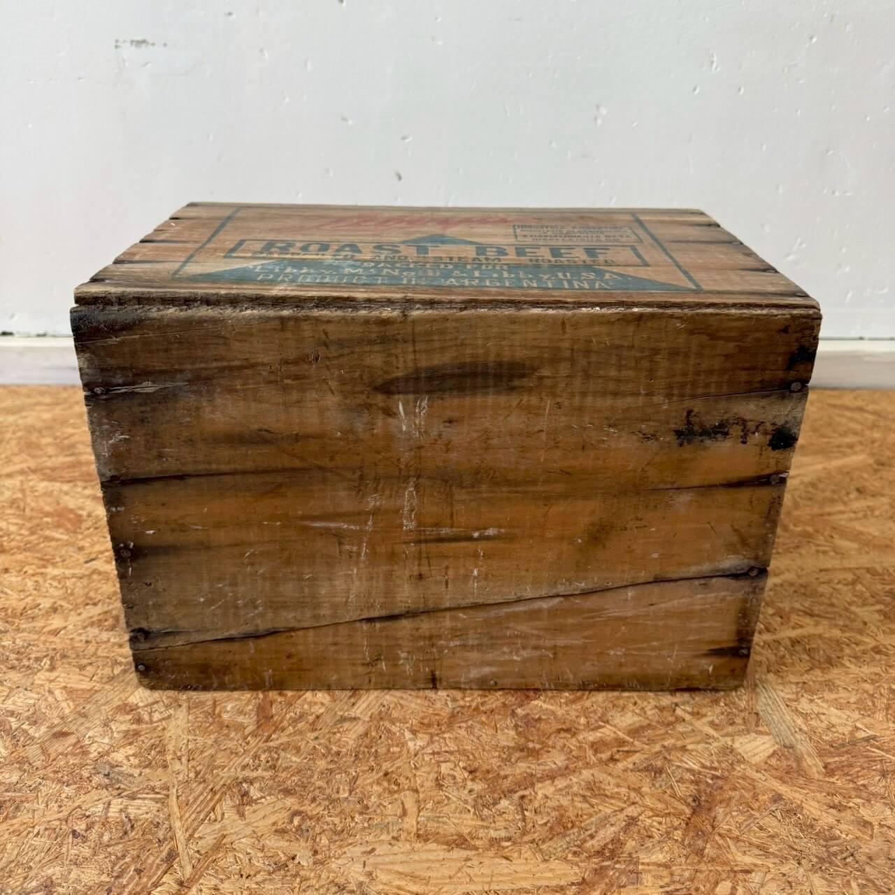 【1950年代】ビンテージ 木箱 アメリカン雑貨 ウッドボックス 店舗什器 ガレージ #2474