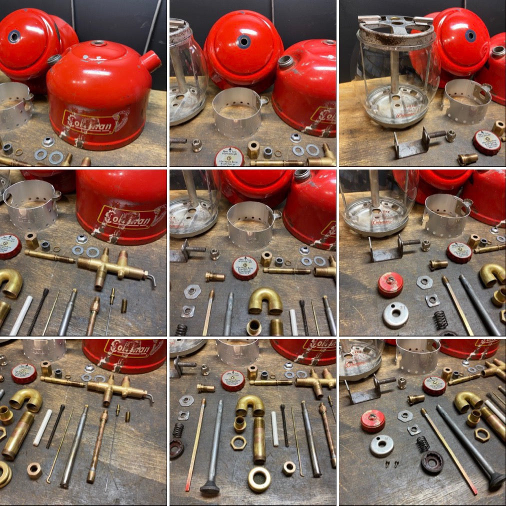 #205-A【1959年6月】ビンテージ Coleman(コールマン)200A イエローボーダー ランタン キャンプ用品 アウトドア アメリカ