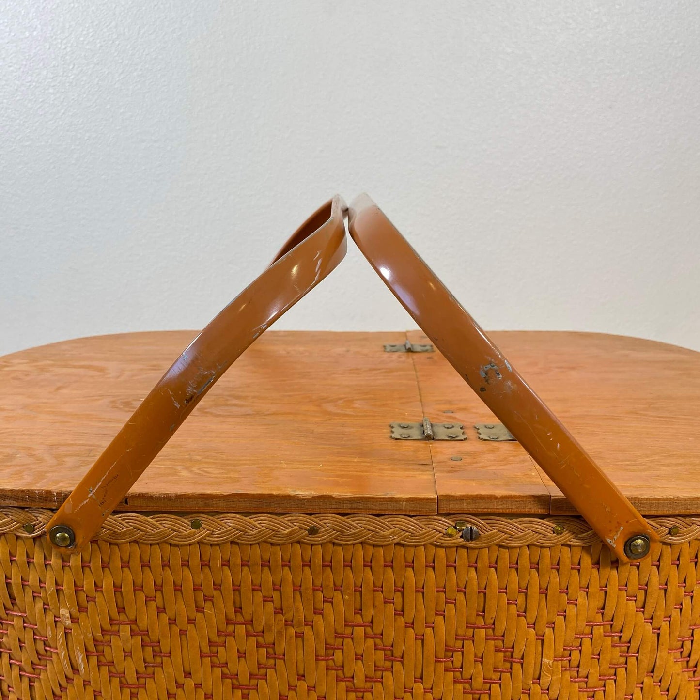 #834 【1970-80年代】ビンテージ REDMON(レドモン) ピクニックバスケット / 収納ケース アメリカ