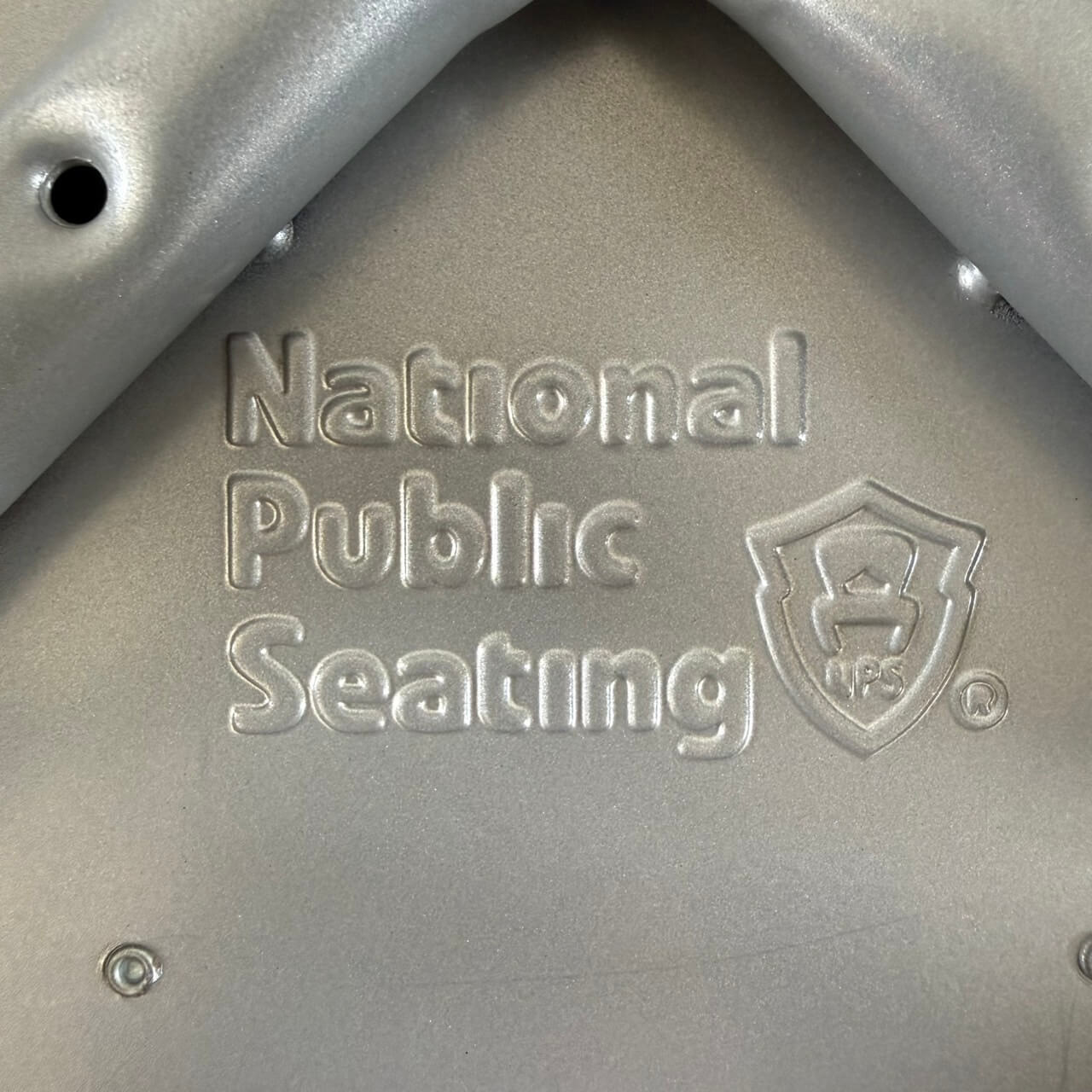 【2015年製】National Public Seating スチール スツール インダストリアル グレー 椅子 #2573-2