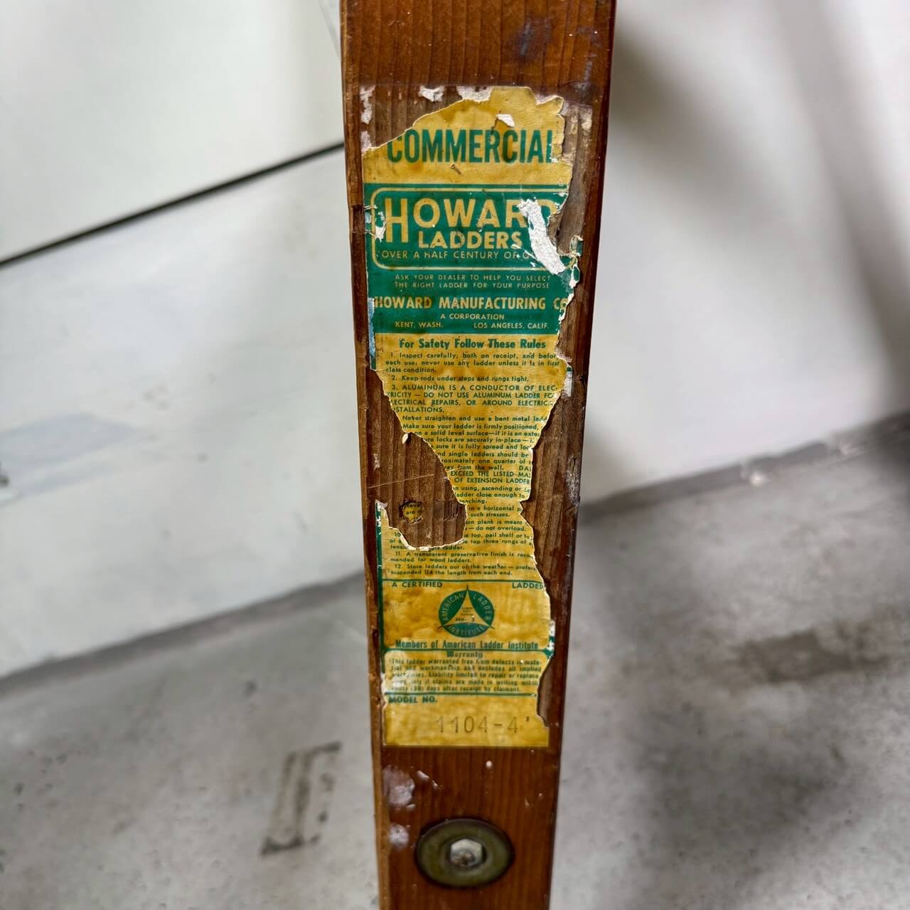 #2577【1970年代】ビンテージ ステップラダー / 脚立 ディスプレイ什器 アメリカ