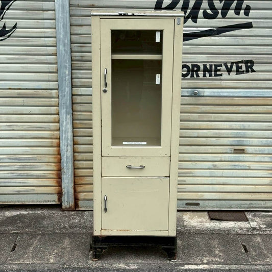 【1950-60年代】ビンテージ メディカルキャビネット アメリカン雑貨 店舗什器 ディスプレイケース #2544