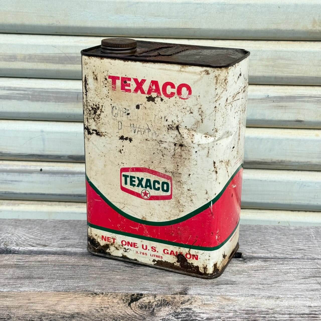 1960-70年代】ビンテージ オイル缶 アメリカン雑貨 店舗什器 TEXACO