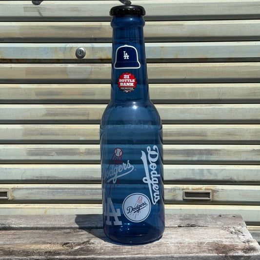 【2025年製】Los Angeles Dodgers 21" Bottle Bank アメリカ製 MLB ロサンゼルス・ドジャース 巨大ボトル型貯金箱 #2641