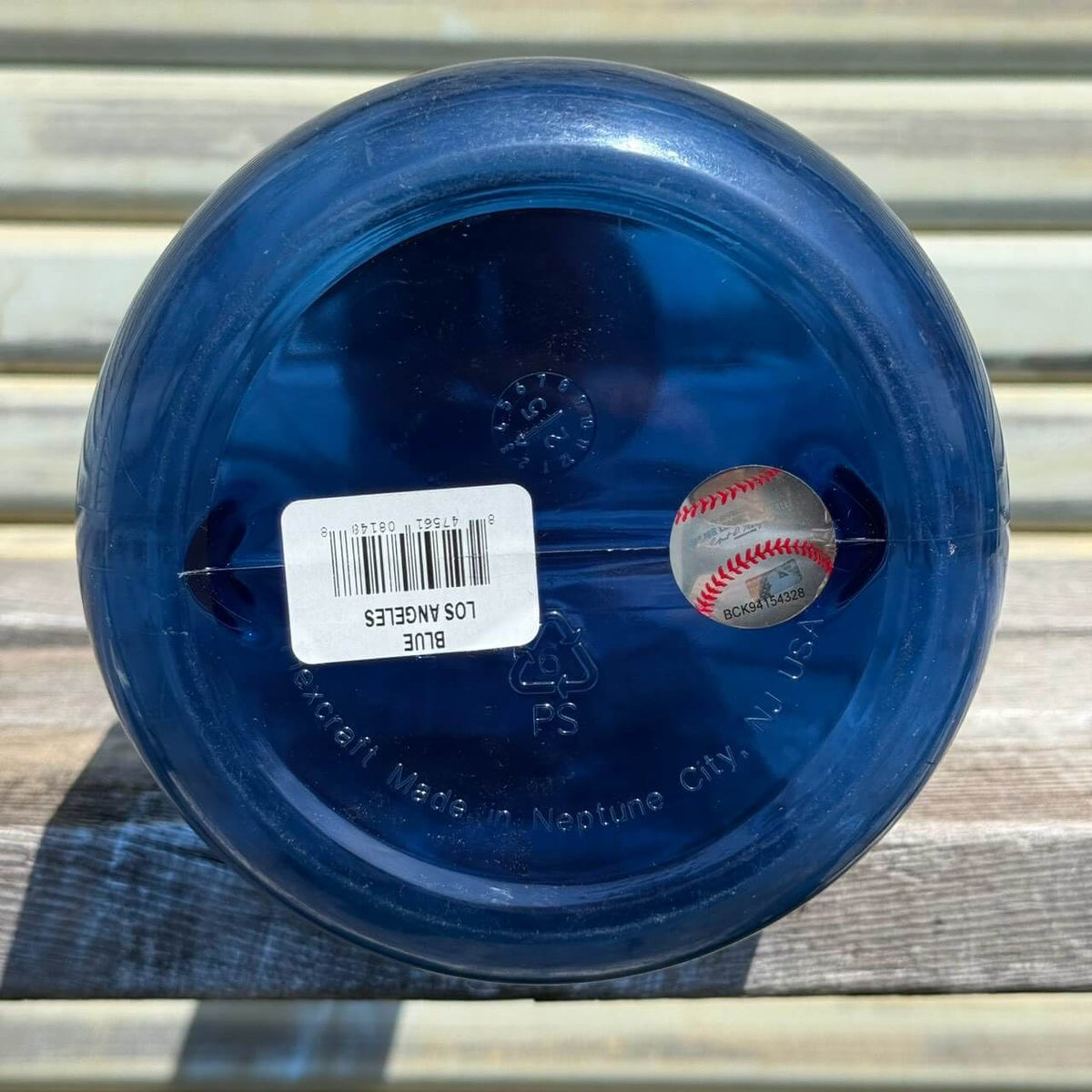 【2025年製】Los Angeles Dodgers 21" Bottle Bank アメリカ製 MLB ロサンゼルス・ドジャース 巨大ボトル型貯金箱 #2641