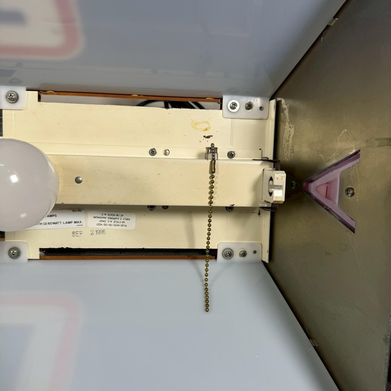 【1986年】ビンテージ Bud Light プールランプ バドライト 吊り下げ照明 バーライト #2381