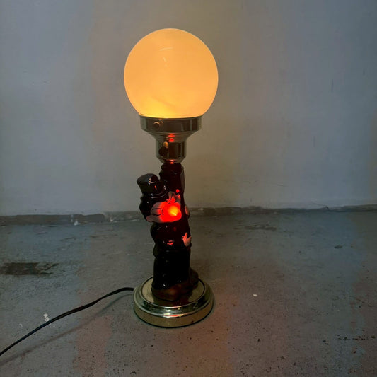 #2277【1960年代】ビンテージ 酔っ払い Barランプ テーブルランプ 照明 アメリカ