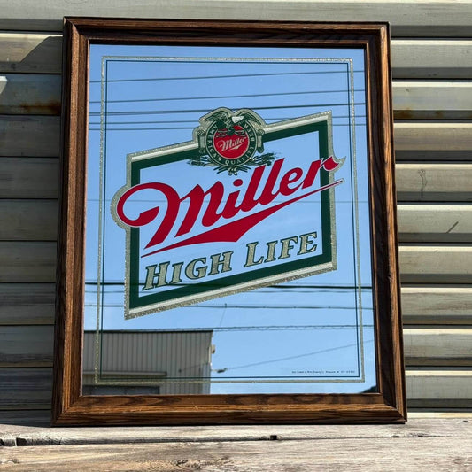 【1980-90年代】ビンテージ パブミラー アメリカン雑貨 店舗什器 Miller High Life #2837