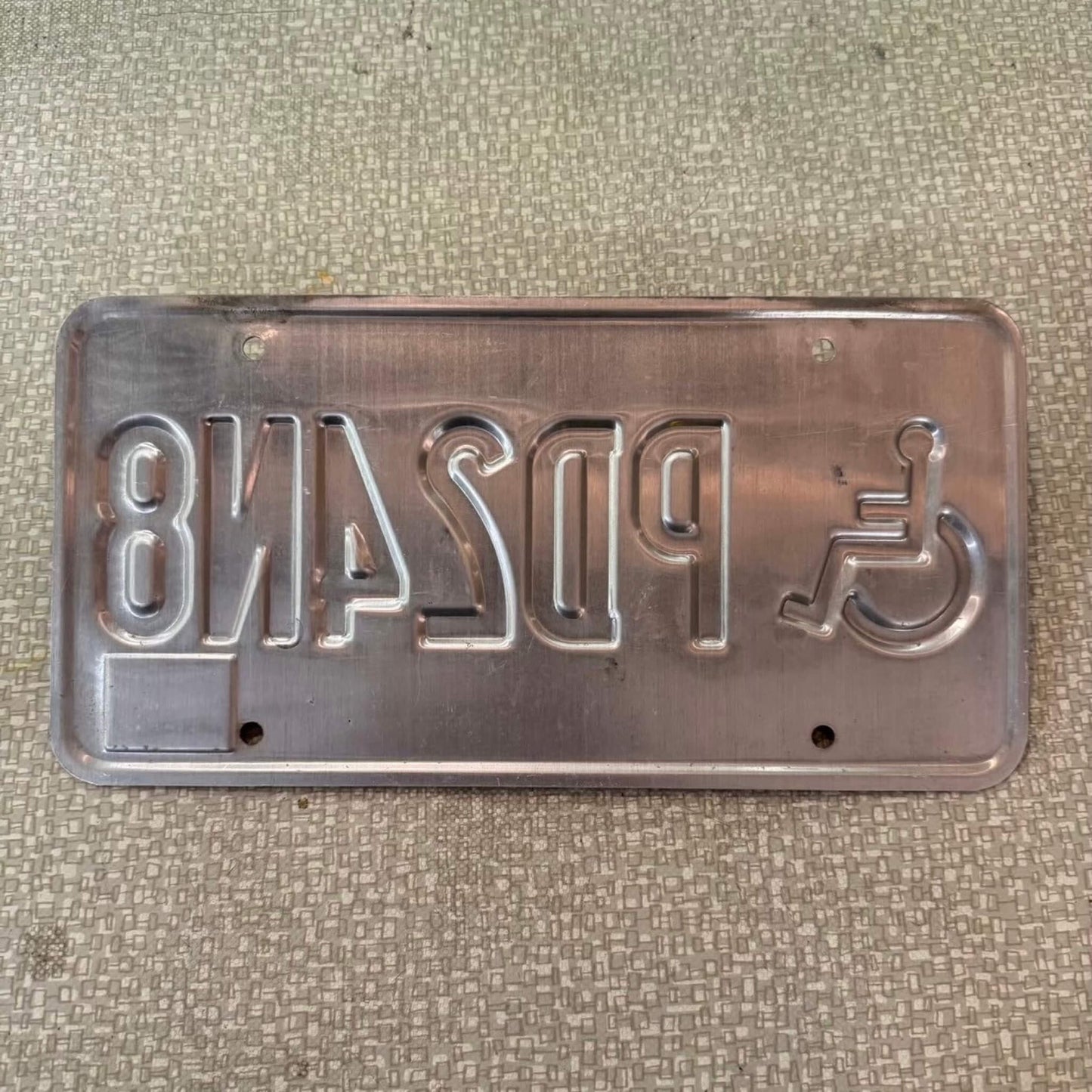 #424-18 【2000年代】ナンバープレート / ライセンスプレート 看板 ウォールデコ ジョージア州 アメリカ