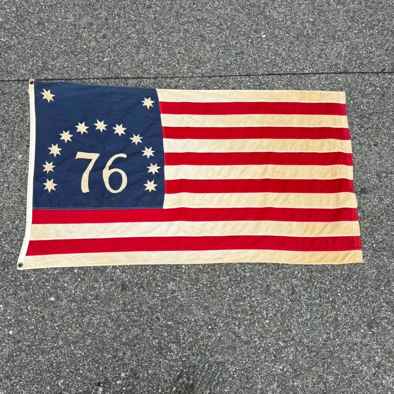 1970年代】ビンテージ 76 ベニントン・フラッグ 星条旗 アメリカン