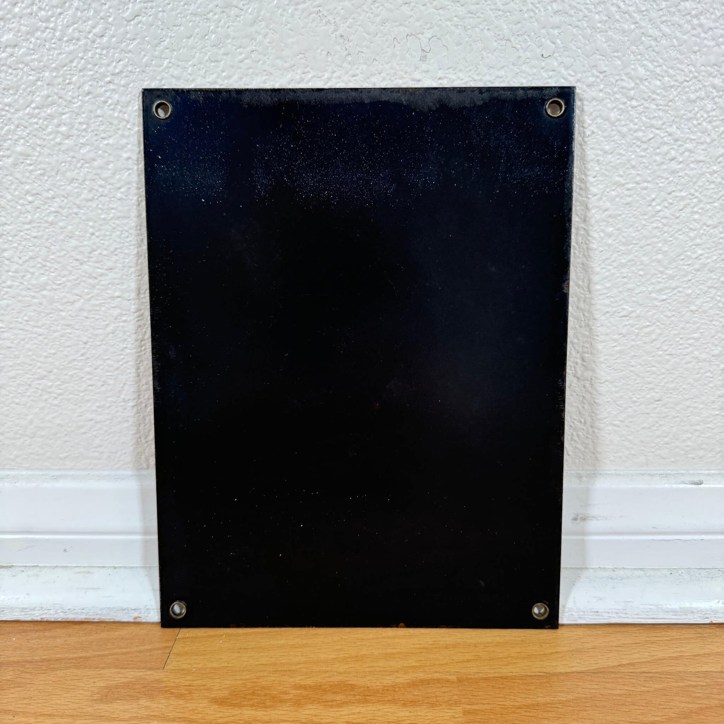 #1420 【1990-2000年代】 ビンテージ WELLS FARGO ホーロー看板 / 警告サイン ウォールデコ アメリカ