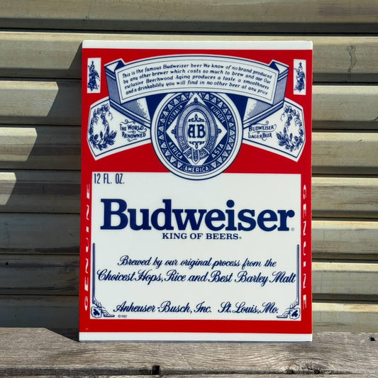 【1980年代】ビンテージ 看板 パブサイン アメリカン雑貨 店舗什器 Budweiser バドワイザー #2809