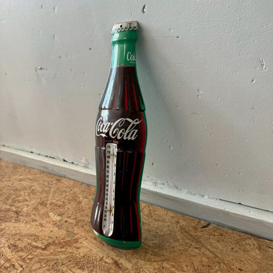 #2539【1990年代】Coca-Cola ボトル型 サーモメーター / コカコーラ 温度計 壁掛けディスプレイ アメリカ