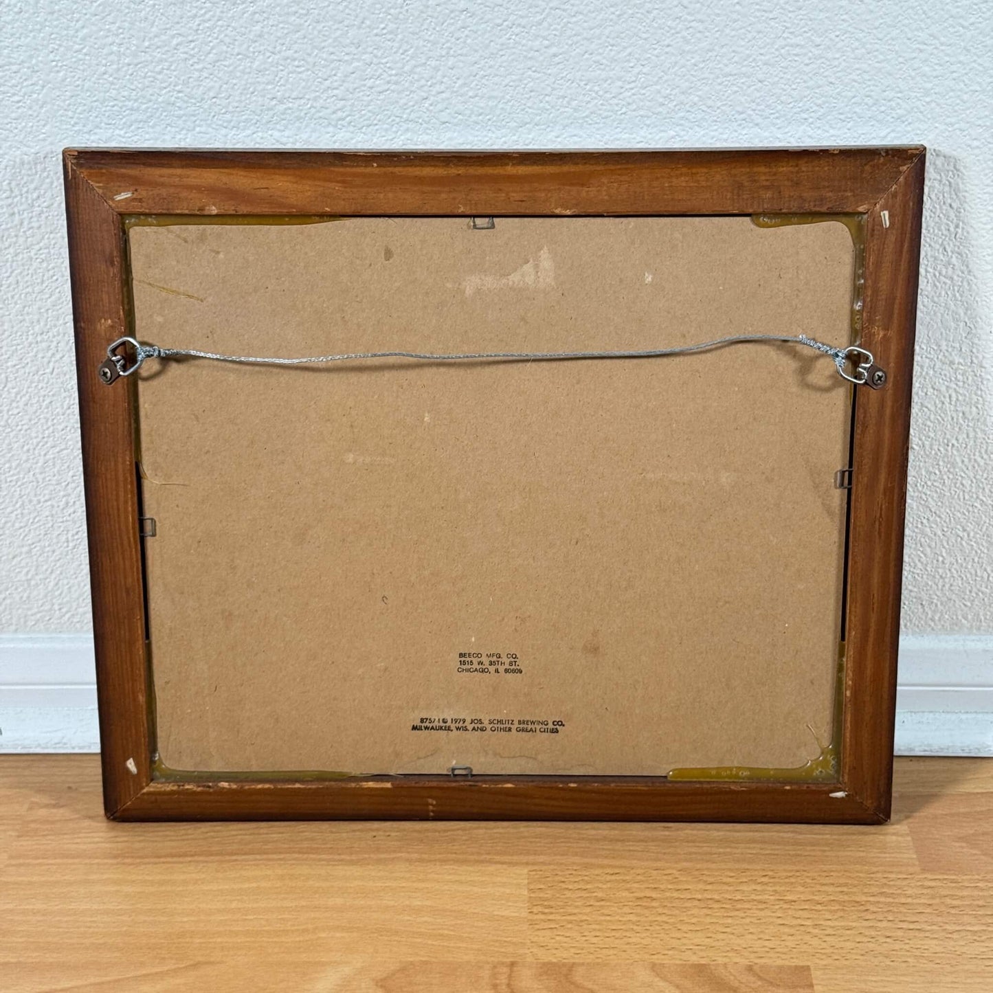 #1927【1979年】ビンテージ SCHLITZ(シュリッツ) パブミラー / ウォールデコ アメリカ