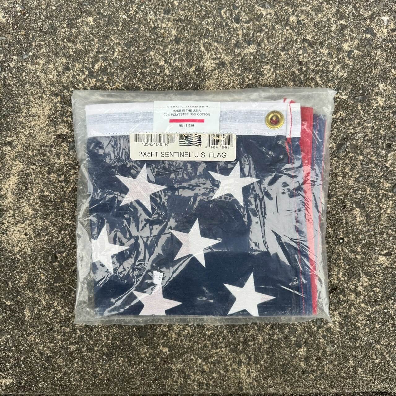 【USA】ビンテージ 星条旗 アメリカン雑貨 店舗什器 フラッグ ウォールデコ #2555