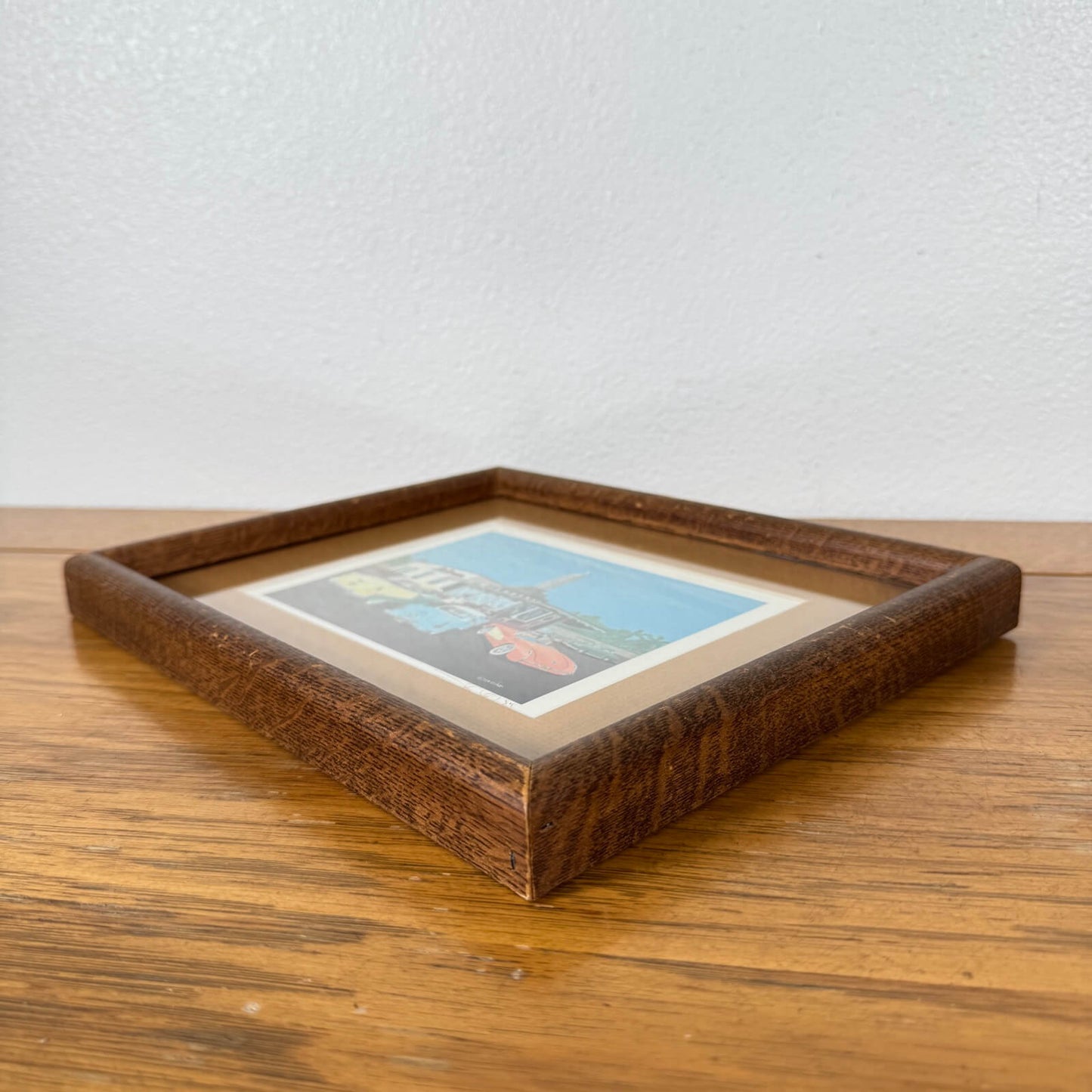 【1980年製】ビンテージ アートプリント アメリカン雑貨 店舗什器 ウォールデコ #1954