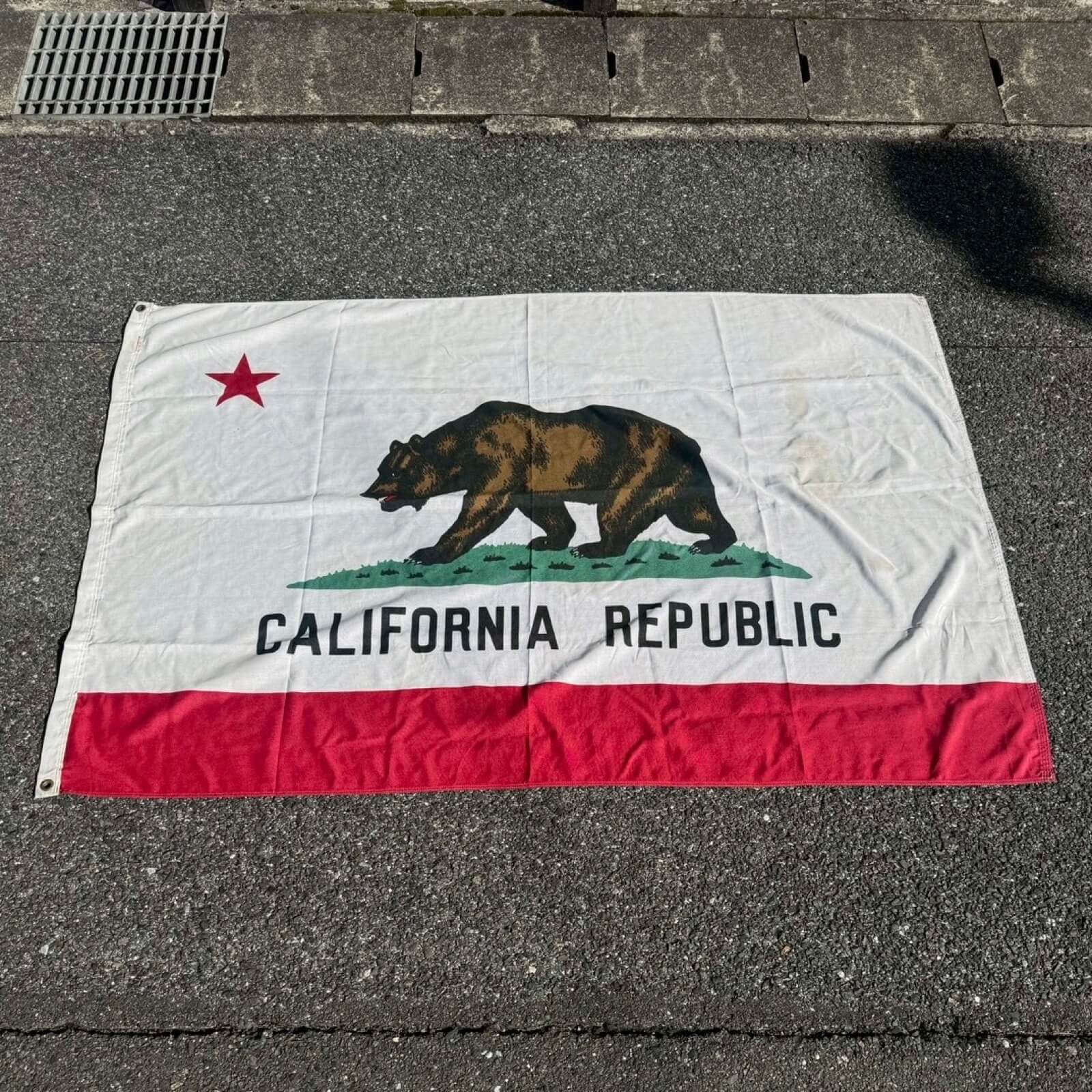 USA製 CALIFORNIA REPUBLIC カリフォルニア州旗 アメリカ California
