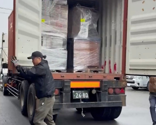 初コンテナ、到着！