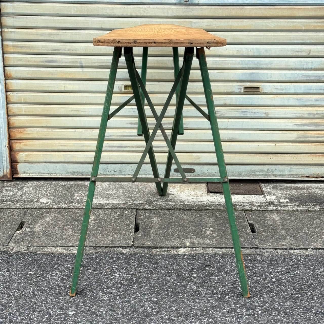 【1950-60年代】ビンテージ テーブル アメリカン雑貨 店舗什器 アイロンボード ディスプレイラック#2619