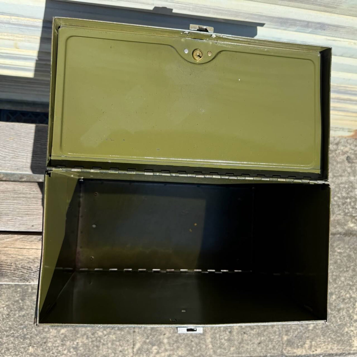 【1950-60年代】ビンテージ PRONTO FILE CORPORATION ファイルボックス アメリカン雑貨 鍵付き #2683