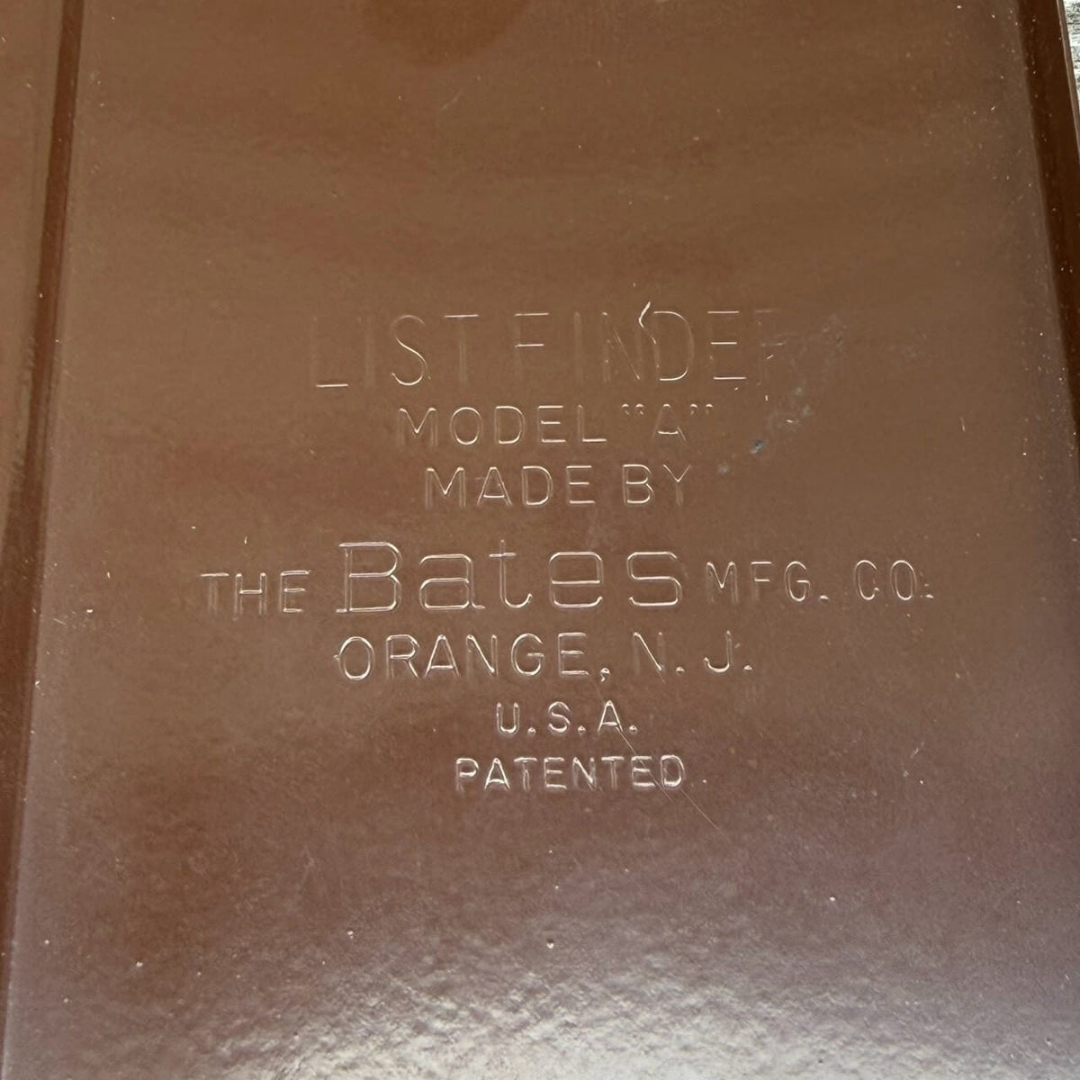 【1960-70年代】ビンテージ ガレージ アメリカン雑貨 店舗什器 BATES アドレス帳 スチール #2735