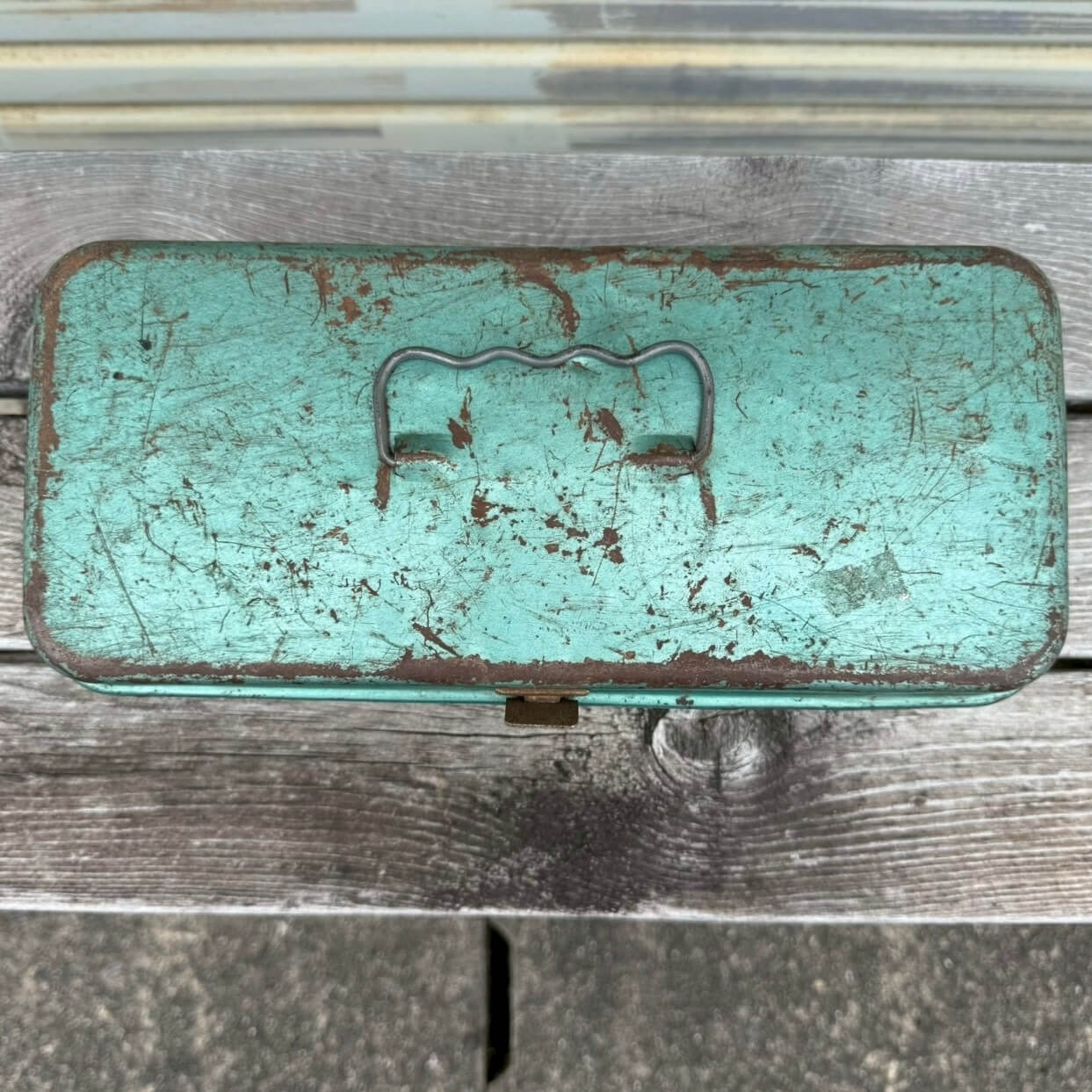 【1960-70年代】ビンテージ ツールボックス アメリカン雑貨 店舗什器 ガレージ 工業系 工具箱 #2530