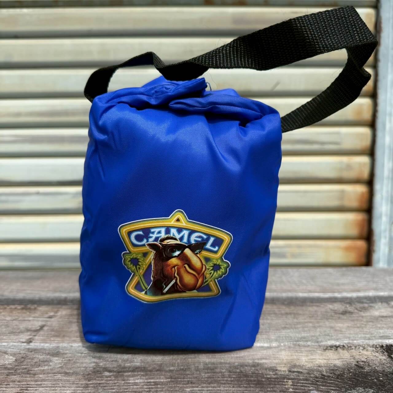 【1990年代】ビンテージ キャメル クーラーバッグ アメリカン雑貨 店舗什器 箱付き #2453-2