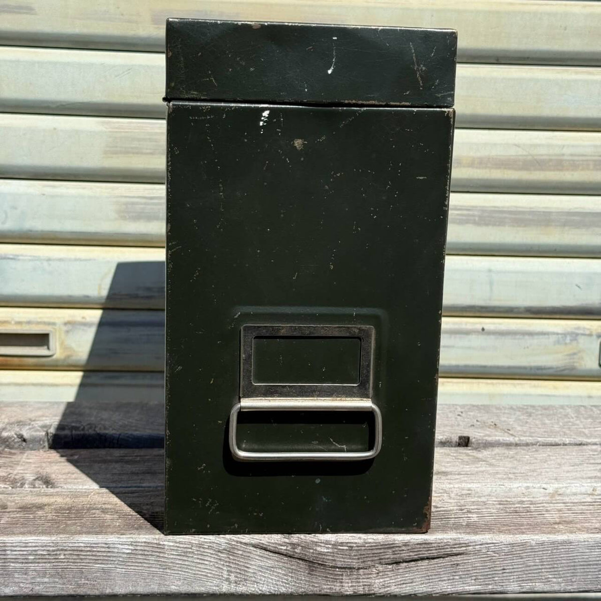 【1950-60年代】ビンテージ PRONTO FILE CORPORATION ファイルボックス アメリカン雑貨 鍵付き #2683