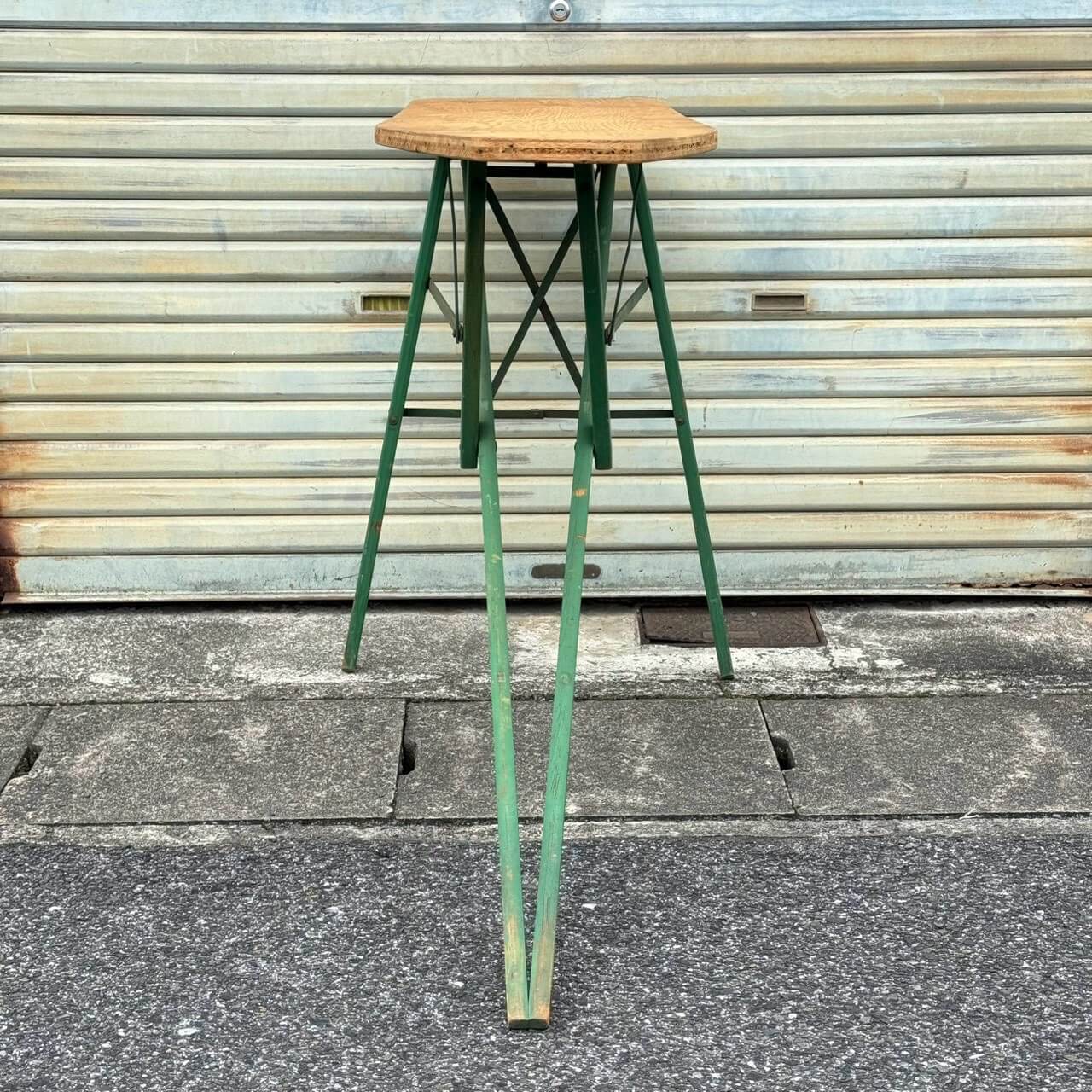 【1950-60年代】ビンテージ テーブル アメリカン雑貨 店舗什器 アイロンボード ディスプレイラック#2619