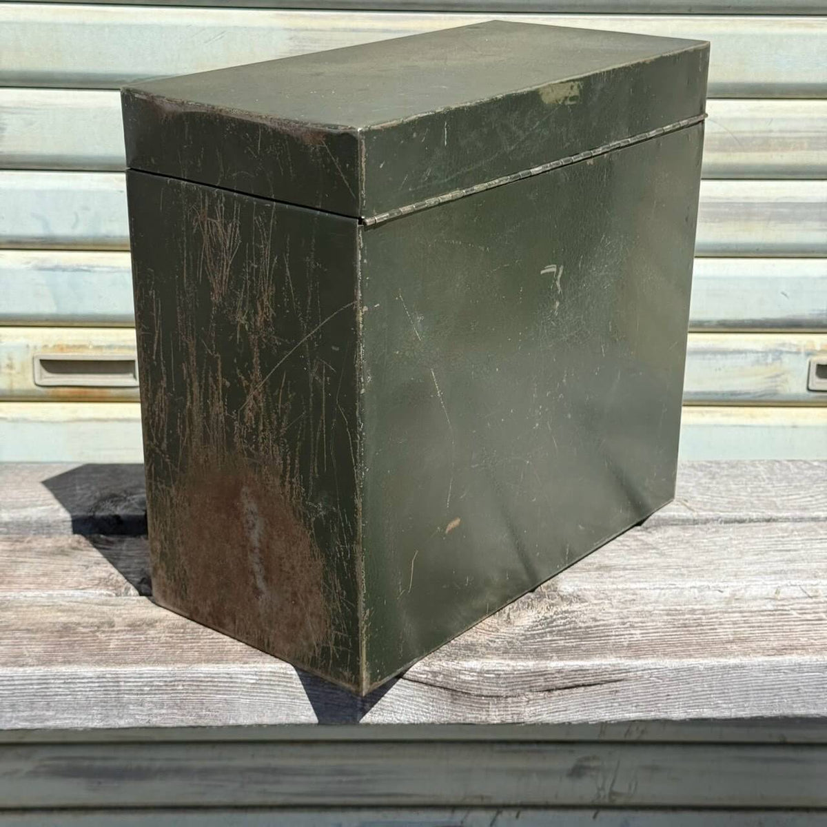 【1950-60年代】ビンテージ PRONTO FILE CORPORATION ファイルボックス アメリカン雑貨 鍵付き #2683