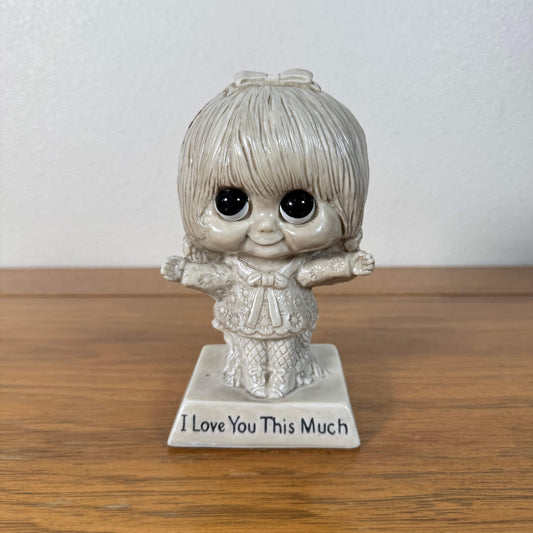 #2011【1970年代】ビンテージ R&W Berries メッセージドール “I Love You This Much” / フィギュア アメリカ
