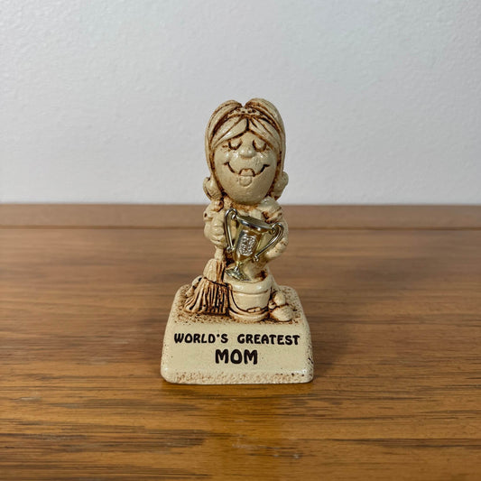 #2003【1970年】ビンテージ PAULA メッセージドール “WORLD’S GREATEST MOM” / フィギュア アメリカ