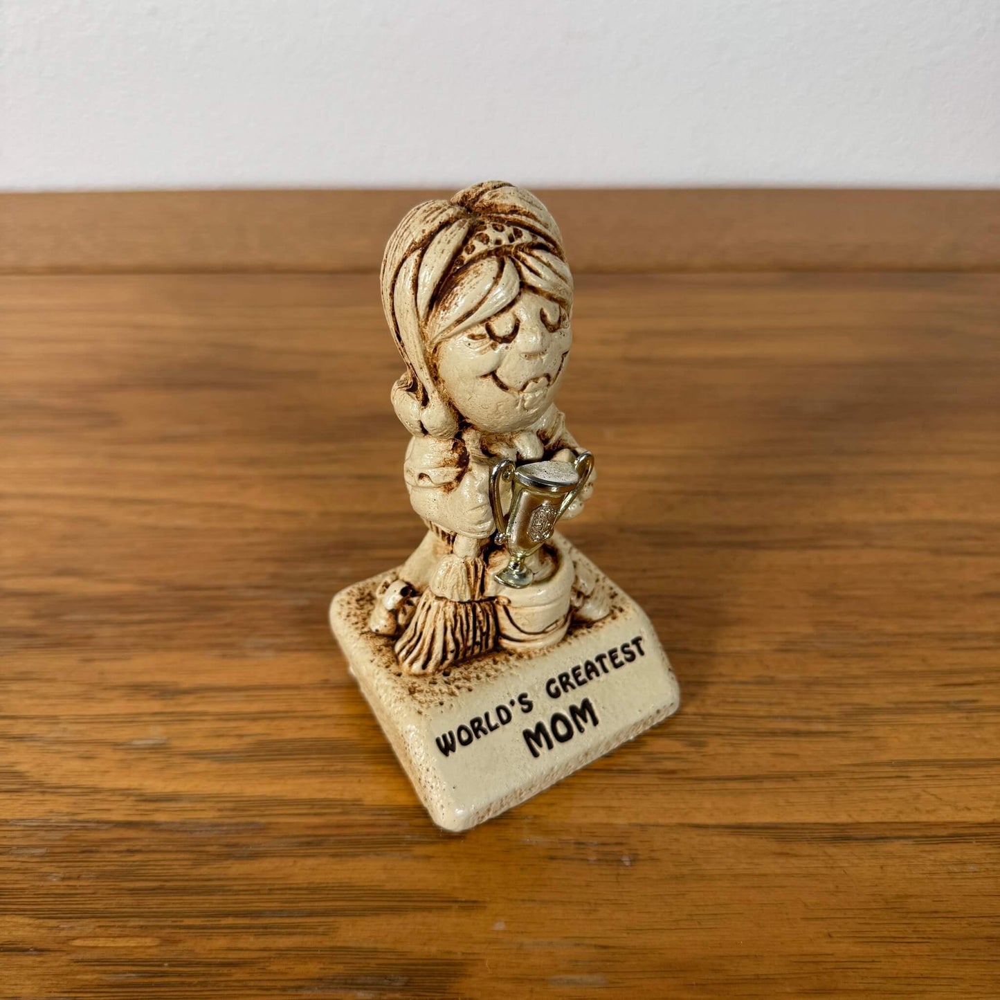 #2003【1970年】ビンテージ PAULA メッセージドール “WORLD’S GREATEST MOM” / フィギュア アメリカ