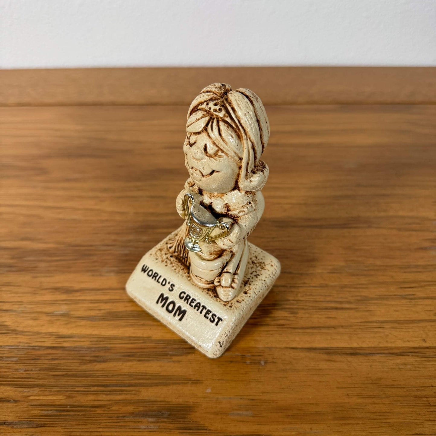 #2003【1970年】ビンテージ PAULA メッセージドール “WORLD’S GREATEST MOM” / フィギュア アメリカ