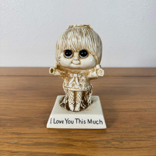 #2010【1975年】ビンテージ R&W Berries メッセージドール “I Love You This Much” / フィギュア アメリカ