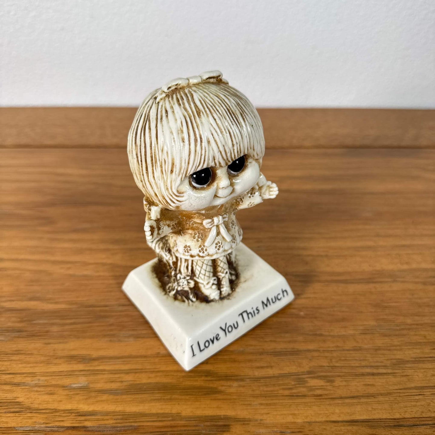 #2010【1975年】ビンテージ R&W Berries メッセージドール “I Love You This Much” / フィギュア アメリカ