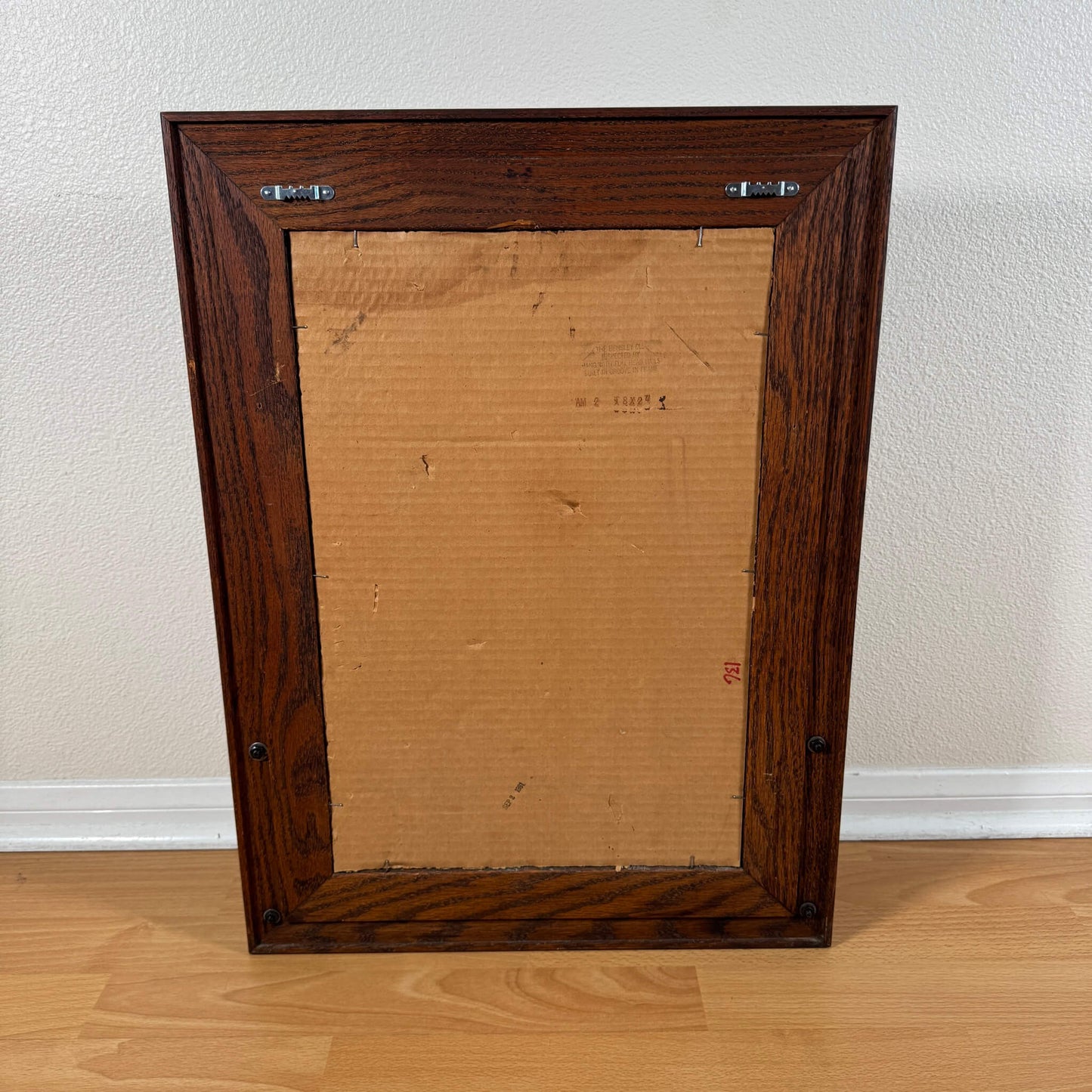 #2104【1980年代】ビンテージ HOT BATHS & MASSAGES ミラー / ウォールデコ アイアンラック付き アメリカ