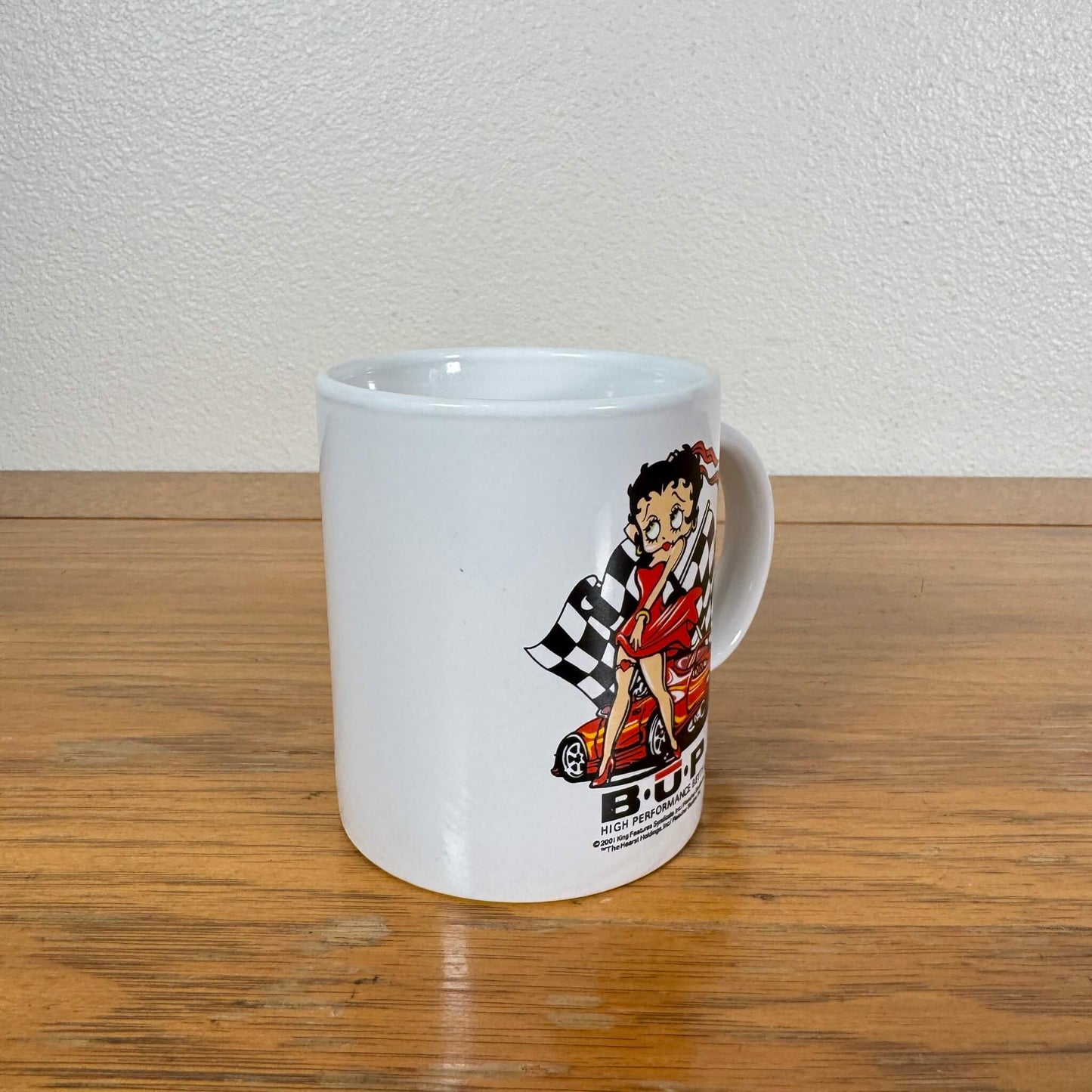 #1799【2000年代】ビンテージ Betty Boop（ベティ・ブープ） レーシングカー マグカップ / コーヒーカップ アメリカ