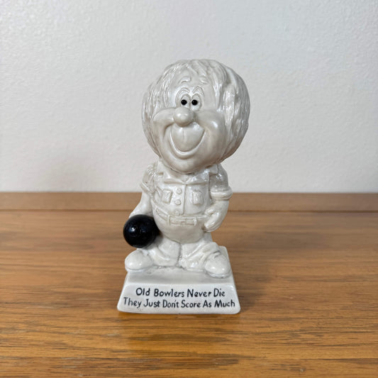 #2002【1971年製】ビンテージ R&W Berries メッセージドール / ボウラー フィギュア アメリカ